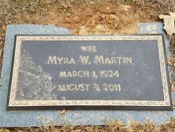 Myra <I>Whitaker</I> Martin 