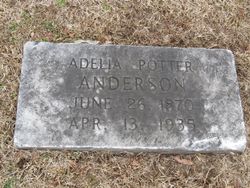 Adelia <I>Potter</I> Anderson 