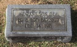 Infant Son Barnett 