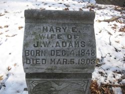 Mrs. Mary E. <I>Callis</I> Adams 