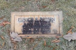 Eunice Edna <I>Ellis</I> Brown 