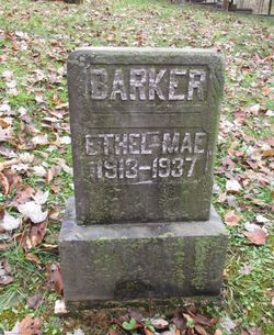 Ethel Mae <I>Perrine</I> Barker 