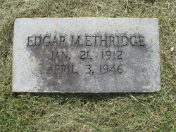 Edgar M Ethridge 