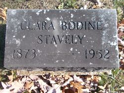 Clara <I>Bodine</I> Stavely 