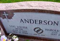 Lois Louise <I>Meyer</I> Anderson 