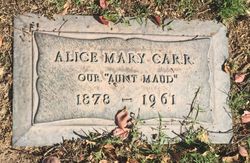 Alice Mary Carr 