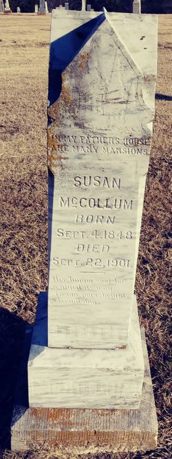 Susanna E “Sue” <I>Savage</I> McCollum 