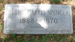 Bertie Victoria <I>Harris</I> Spencer 