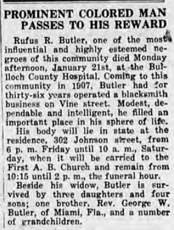 Rufus Eugene Butler 