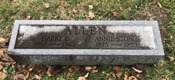 Annie <I>Stone</I> Allen 