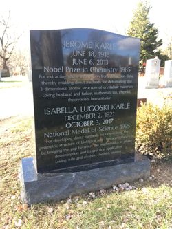 Dr Isabella Helen <I>Lugoski</I> Karle 