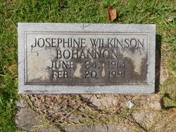 Josephine <I>Key</I> Wilkinson Bohannon 