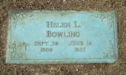 Helen Lenore <I>Lovell</I> Bowling 