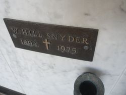 W. Hill Snyder 
