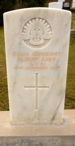 Sergeant Albert Addy 