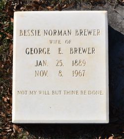 Bessie Lucille <I>Norman</I> Brewer 