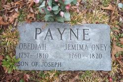 Jemima <I>Oney</I> Payne 