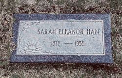 Sarah Eleanor <I>Fullerton</I> Ham 