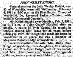 John Wesley Knight Jr.