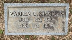Warren C Simmons 