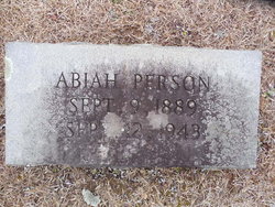 Abiah Person 