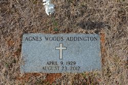 Agnes <I>Woods</I> Addington 