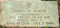 PVT James Donald “Jimmy” Beach 
