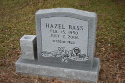 Hazel Yvonne <I>Stansell</I> Bass 