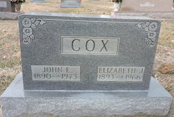 Elizabeth Jane <I>Bruce</I> Cox 