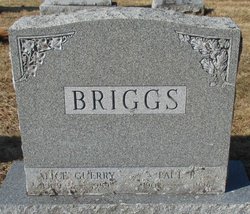 Alice <I>Guerry</I> Briggs 
