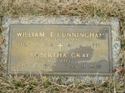 Robertha <I>Gray</I> Cunningham 