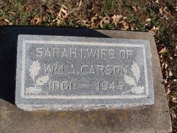 Sarah Isabel <I>Snelson</I> Carson 
