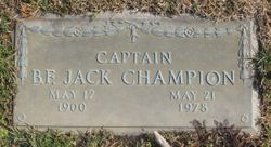 Capt Berna Frederick “Jack” Champion 