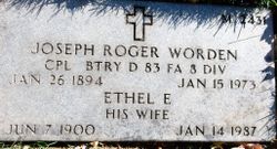Ethel Eleanor <I>Guy</I> Worden 