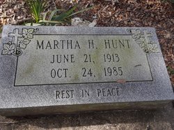 Martha <I>H.</I> Hunt 