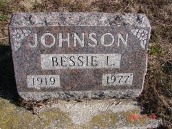 Bessie L <I>Hall</I> Johnson 