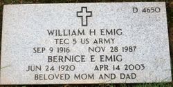 TEC5 William Henry Emig Jr.