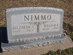 Belzarah Jane <I>Miller</I> Nimmo 