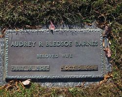 Audrey R. <I>Bledsoe</I> Barnes 