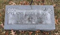 Gladys Viola <I>Essex</I> Anson 