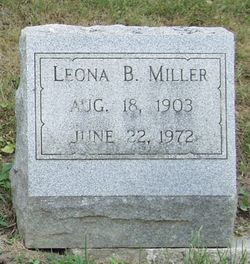 Leona B <I>Burton</I> Miller 