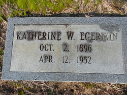 Katherine C <I>White</I> Egerton 