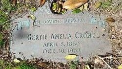 Gertie Amelia <I>Kolhler</I> Crone 