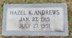 Hazel K Andrews 