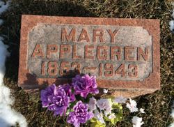 Mary <I>Peterson</I> Applegren 
