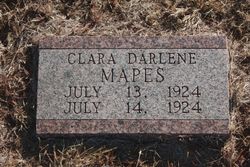 Clara Darlene Mapes 