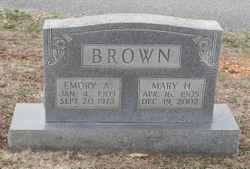 Mary <I>Hooper</I> Brown 