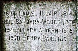 Barbara <I>Weber</I> Bair 