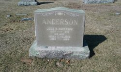 Anna C. <I>Holmes</I> Anderson 