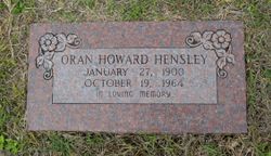 Oran Howard Hensley 